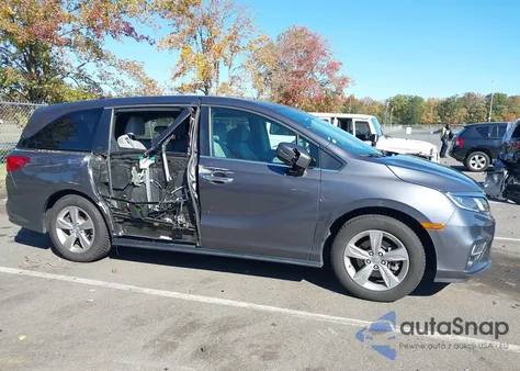 2018 Honda Odyssey Ex-L из США, поврежденный, VIN 5FNRL6H77JB015777